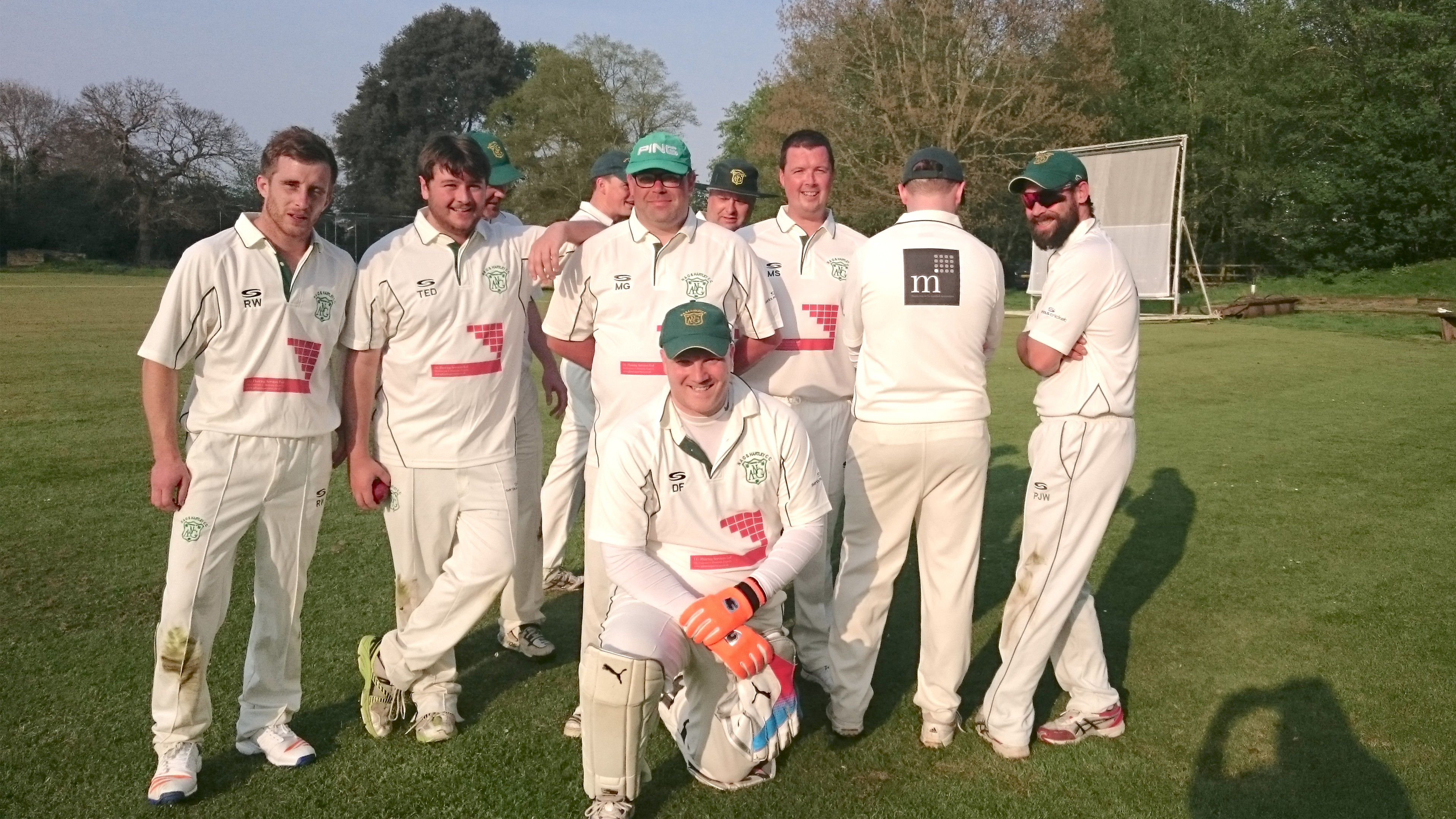 members wearing the latest kit